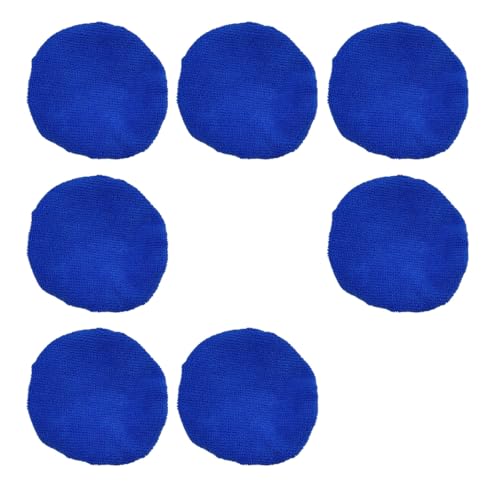 LAINLOY 7 Pack Microfiber Cloths, Replaceable Car Inside Windshield Cleaning Tool Bonnet, Reusable Window Washing Pads Cover Kit, Car Interior Glass Cleaner Towel Fit 5