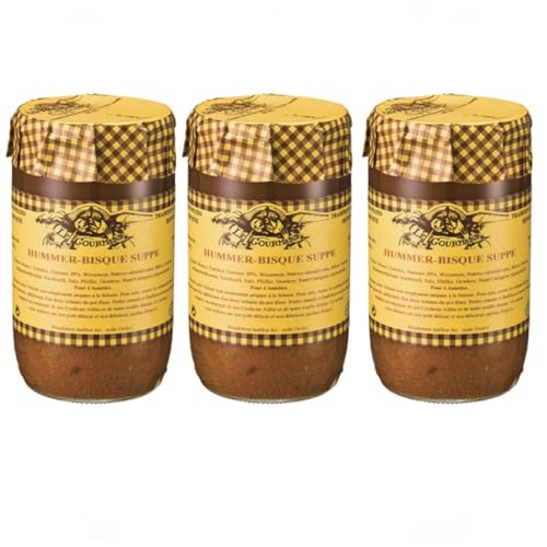 FeinWert - Azais Polito Hummer Bisque Suppe Hummersuppe Frankreich inkl. FeinWert E-Book (3 x 370ml)