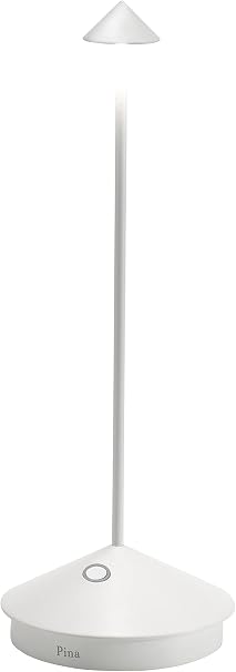 Zafferano Sister Light Tischlampe – Kabellos, Wiederaufladbar, Mit Touch-Dimmer, IP65