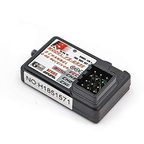 Sunydog RC Receiver,FS-GR3E AFHDS 3CH Receiver for RC Car Boat FS-GT2 FS-GT2B FS-GT3B FS-GT3C FZ-IT4S