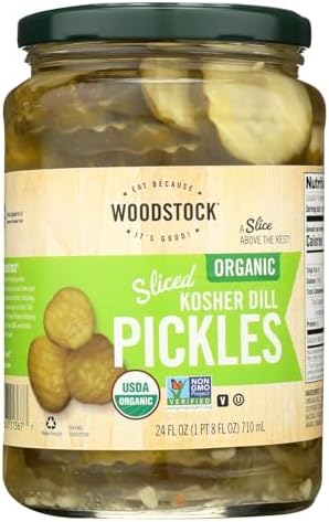 Woodstock Farms Organic Kosher Dill S Pickles (6x24 OZ)6
