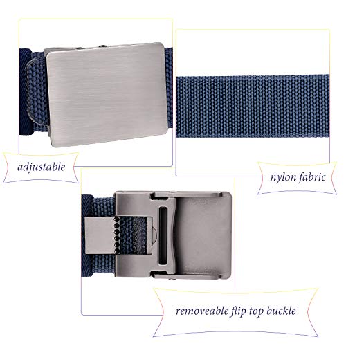 Sportmusies Cut To Fit Nylon Web Belt for Men Military Belts with Flip-Top Buckle3