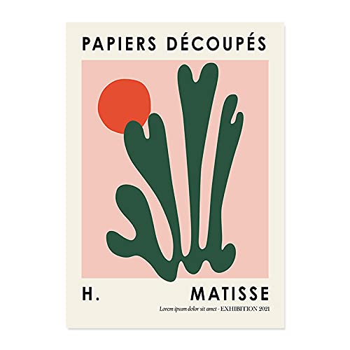 Affiches modernes toile peinture abstraite Matisse salon 50x70 - 2