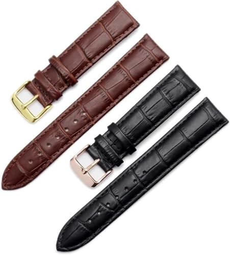Correa de reloj de cuero marrón de 13mm para un estilo casual chic 3