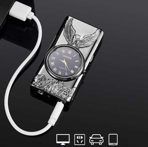Encendedor eléctrico recargable dual arco HUZHUAN miniatura 5