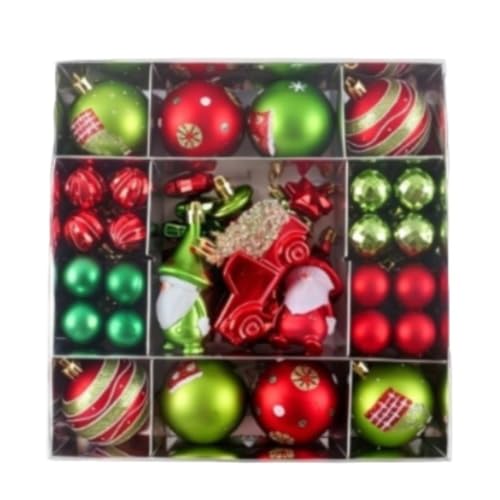 Hoppipola - Hoppipola Red Green Christmas 57-teiliges Festtagssortiment, entspricht den Größenangaben (Siehe Abbildungen)