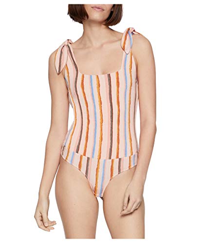 BCBGeneration Women's Riviera Stripe Bodysuit, Multi, S