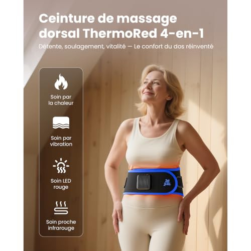 BOB AND BRAD ThermoRed Ceinture Lombaire Chauffante Infrarouge – vue 2