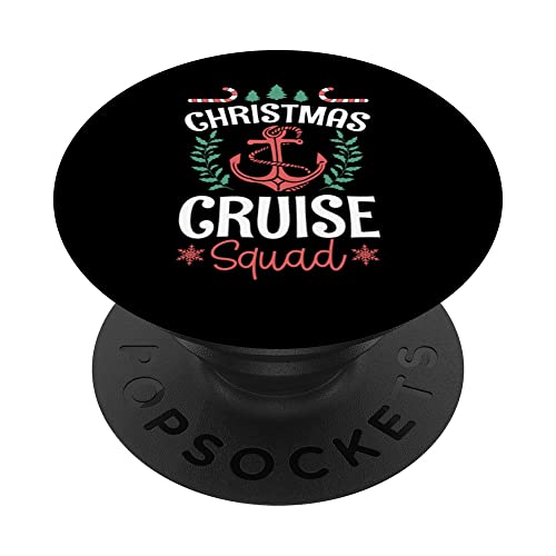 Christmas Cruise Squad Family X-Mas Crew Team Group PopSockets PopGrip Interchangeable