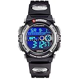 Qualitätssicherung: Jede Uhr wurde vor dem Versand sorgfältig getestet. Wenn es Probleme auf diesem Produkt gibt, zögern Sie nicht, uns bald zu kontaktieren, und wir werden Ihnen helfen, bis Sie zufrieden sind. (PS: Dieses Modell hat zwei Größen, die kleine Größe Uhren passen Kindern, und die große Größe Uhren passen Jugendliche und Herren.)