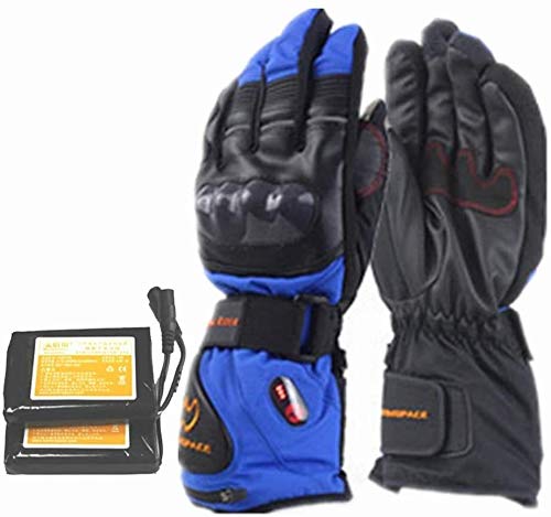 Gants chauffants homme femme avec batterie rechargeable pour moto cyclisme et ski
