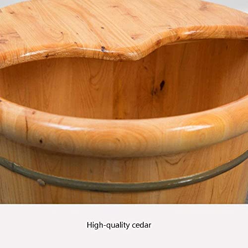 Bañera de pies de madera para masaje y spa miniatura 4