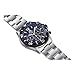 Orient Mako Solar 20th Anniversary Blue Dial Steel Bracelet Men’s Watch RA-TX0208L10B, Blue, bracelet