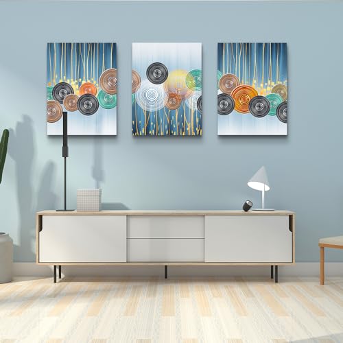 DZRWUBHS Large Wall Art For Bedroom Wall Decorations For Living Room Boho Wall Decor For Bathroom Modern Office Wall Paintings Abstract Canvas Wall Pictures Artwork Minimalist Home Decor 3 Pieces