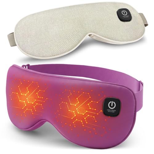 Cordless Heated Eye Mask with 4 Heat Levels