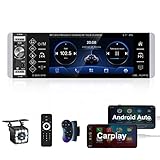 grabar microfono externo android ✨【Radio de Coche 1 din Bluetooth】Pantalla táctil capacitiva de alta definición de 5,1 pulgadas, 188(L)*118(W)*50(H)mm. La radio del coche viene con 3 USB delanteros y traseros, soporta la carga rápida del teléfono móvil, con puerto AUX, soporta la entrada de la cámara trasera, la entrada del micrófono, la salida del subwoofer.