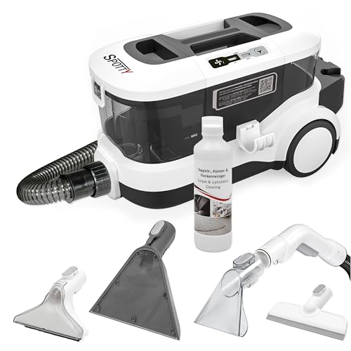 SPOTTY shampouineuse canape | nettoyeur tapis, moquettes et canapé | puissance d'aspiration de 170...