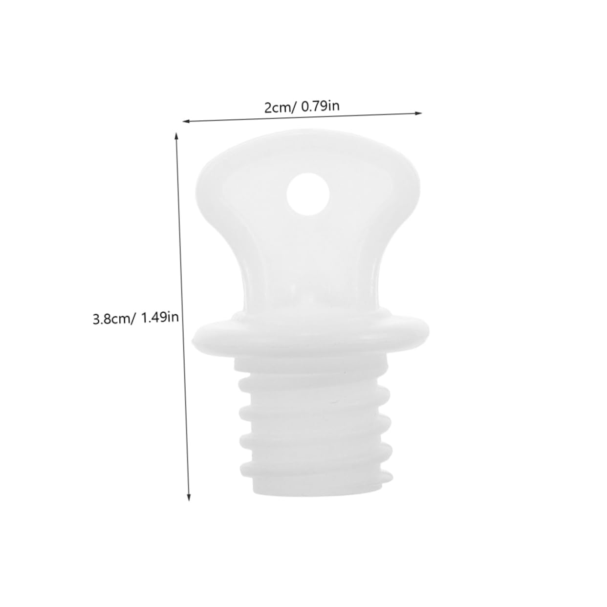 TOVINANNA 4pcs Hot Water Bag Lids Plastic Sealing Topper Thermal Stopper for Hot Water Bottle Leakproof Hot Water Sack Plugs Warm Water Bottle Topper