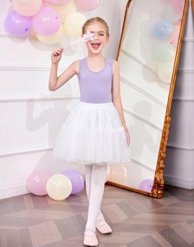 Image of Arshiner Girls Ballet Leotards Dance Gymnastic Outfits Crisscross Straps Sleeveless Tank Dancewear