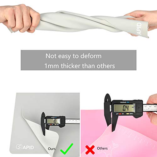 Sapid SAD2021050601 Extra Large Silicone Sheet For Crafts, Thick Silicone Jewelry Casting Mats thumb #3