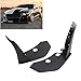 Generic GT500 2014-2021 Front Bumper Corner Winglet Splitter, Enhances Aerodynamics Stylish Appearance, Protects Against Scrapes and Scratches, with All Necessary Hardware, Black