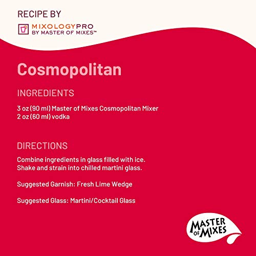 Master Of Mixes Cosmopolitan Drink Mix, Ready To Use, 1 Liter Bottle (33.8 Fl Oz), Pack Of 3 #TOP4