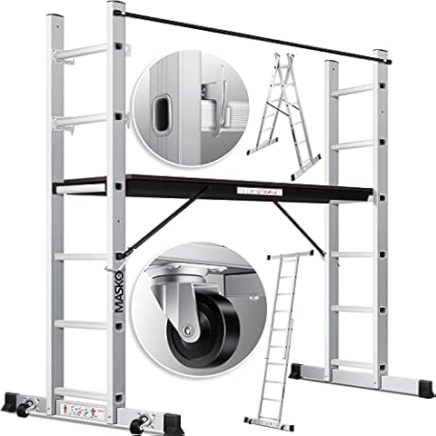 Andamio de aluminio multifuncional Masko Alu Escalera Cover