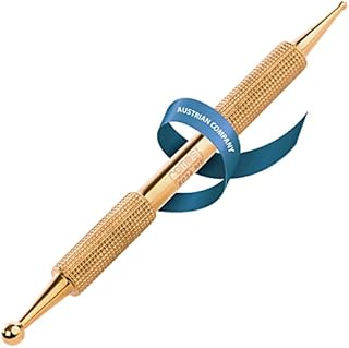 REMOS Acupressure & Meridian Pen - Brass - 10 cm Ball-Ø 1.5/3.5 mm