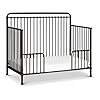 Namesake Winston 4-in-1 Metal Baby Crib Convertible to Toddler Bed & Daybed & Full-Size Bed - GREENGUARD Gold Certified - 4 Adjustable Mattress Heights - Conversion Kit Sold Separately - Vintage Iron #5