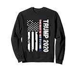 Thin Red Blue Line - conception pour les patriotes, les anciens combattants, les pompiers et les policiers. Parfait pour la passionnante élection américaine de 2024, Donald Trump 2020, le 45e président des États-Unis. Une grande conception de Trump.