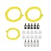 MOTOKU 4 Feet 3/32" x3/16 1/8" x3/16 .080" x.140 Fuel Hose Line Filter Primer Bulb for Poulan Craftman Gas Chainsaw String Trimmer Leaf Blower Lawnmower Weed Eater 2 4 Cycle Husqvarna Stihl Carb