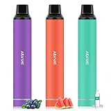 電子タバコ 使い捨て vape 15000回吸引可能 超大容量 3風味セット③ 持ち運び 使い捨てシーシャ 爆煙 水蒸気タバコ 禁煙グッズ ニコチン・タールなし ARASHI