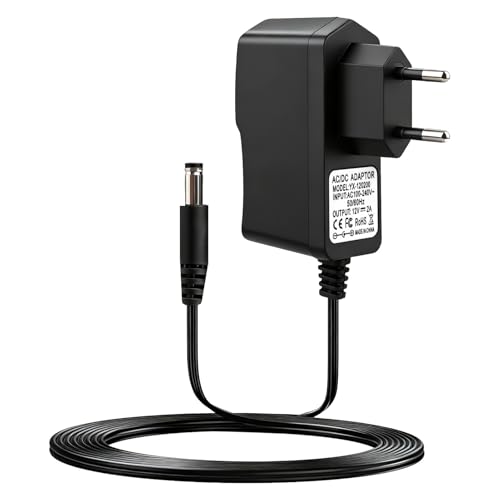 Adaptateur Secteur 12V 2A Alimentation Adaptateur Universel 100-240V, Transformateur d'alimentation...