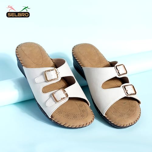 Image of SELBRO Doctor Orthopaedic, Extra soft | Ortho Care Comfortable Slippers For Women & Girls | Weightless | Padded Soft Insole For Boost Comfort & Relief | Best For Joint & Knee Pain DR107
