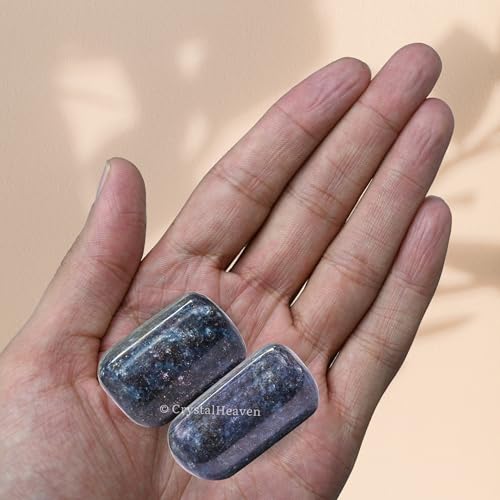 Image of Certified Ruby Kyanite Crystal Healing Tumbled Stone, Natural Polished Crystals for DIY Crafts, Manifestation, Meditation, Pooja Feng Shui and Reiki Healing (30 Grams)