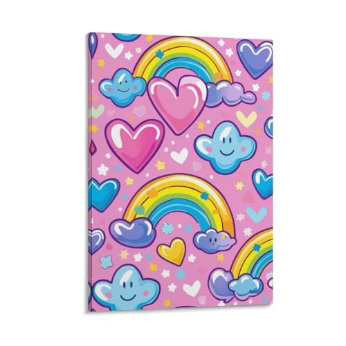 Peintures sur toile motif d'amour idée cadeau idéale de décoration maison 40x60cm