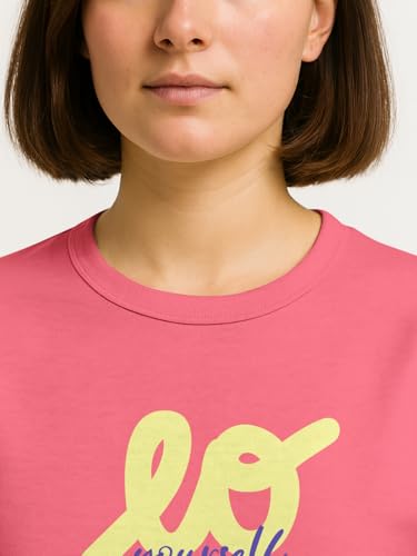 Image of HELLCAT Mulitcolor Trendy Printed Body Fit T-Shirt for Women | Pack of 1 T-Shirt