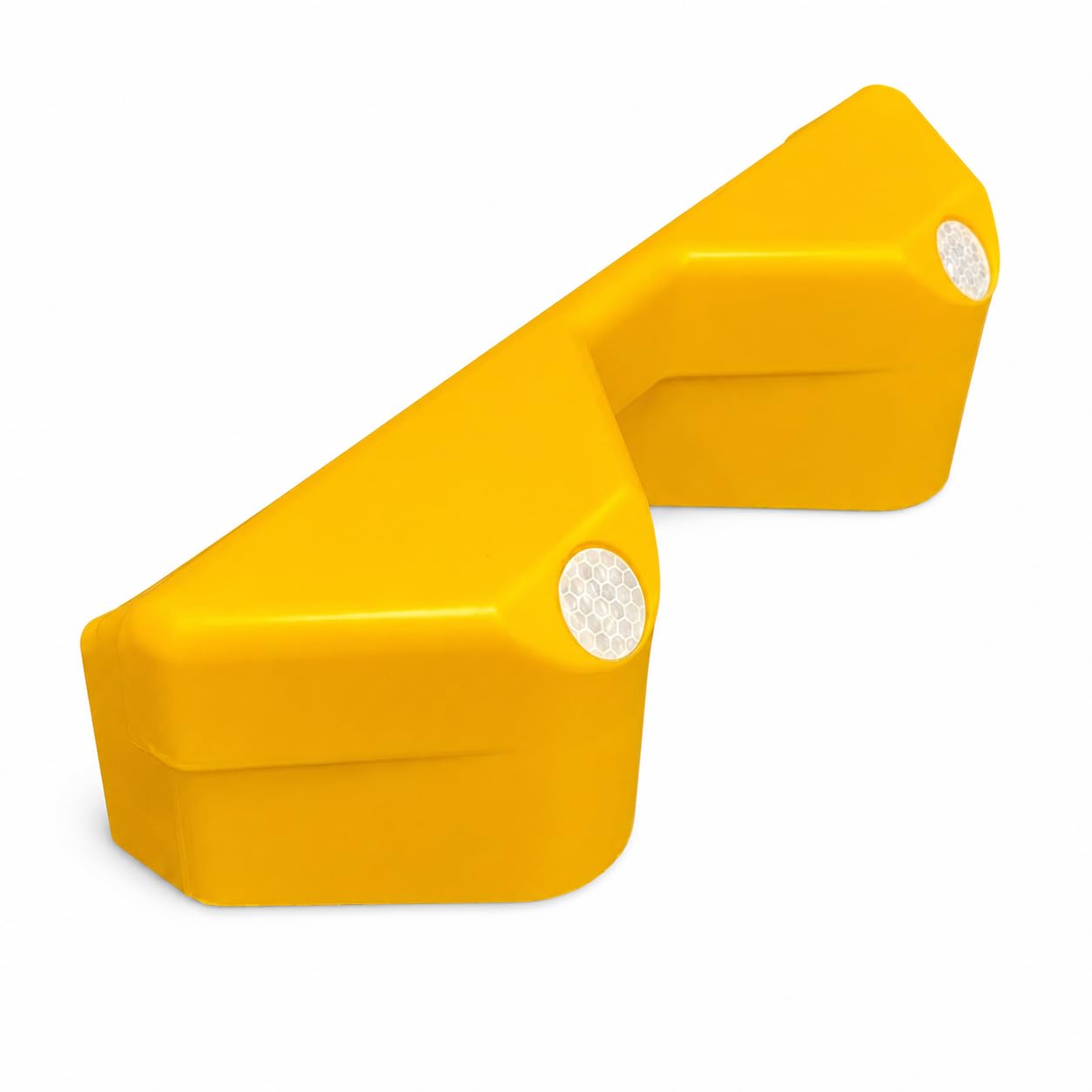 Armco Crash Barrier Polymer Safety End Yellow with Bolt Included