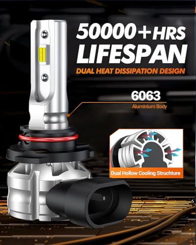 Image of SEALIGHT H10 9140 9145 Led Fog Light Bulbs, ๐๐๐๐๐๐๐ 6500K Cool White H10 Led Fog Lights, True 1:1 Size 9040 /9045 /9140 /9145 Fog Light Blub, 3 Mins Plug-N-Play, Pack of 2