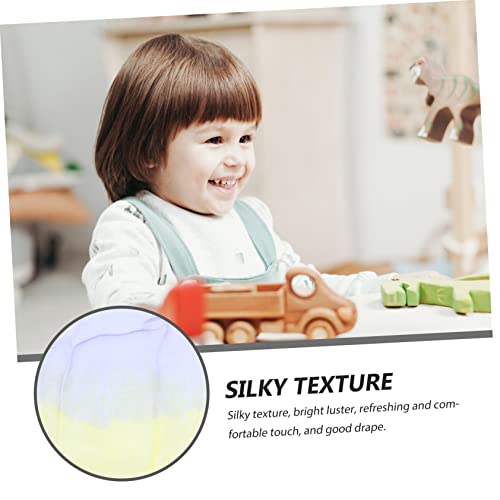 CLISPEED 30pcs Gradient Velour Scarf for Boys and Girls Lightweight Decorative Scarves for Kindergarten Performance Creative Mixed Silks for Activities4