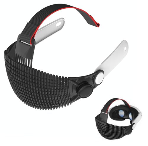 SHEAWA for Meta Quest 3S/3 �w�b�h�X�g���b�v �w�b�h�o���h �d�݂����� �Q�Ȃ���VR ���K ���͕��U �V���R���S�� �݊��i �A�N�Z�T���[ (�u���b�N)