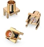 Wurth Elektronik WR-MCX Buchse Koaxialsteckverbinder MCX-Steckverbinder, SMD, Löt-Anschluss, 50Ω, Gerade