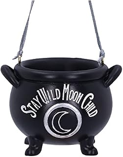 Nemesis Now Stay Wild Child Moon Hanging Ornament, Black, 6.1cm
