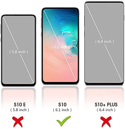 Image of DIZORO Liquid Silicone Case with Microfiber Coushioning Compatible for Samsung Galaxy S10 Shockproof Slim Back Cover, Gel Rubber Full Body Protection (Wine Red)