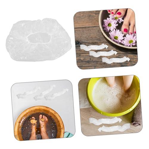 50 bolsas desechables para baño de pies transparentes miniatura 7