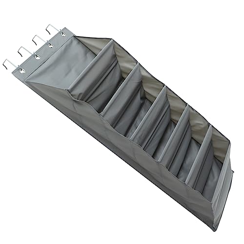 SOLUSTRE 1Set Multi Hanging Storage Organizer Over the Door Shoe Pouch with Detachable Hooks for Efficient Space Saving Storage Bedroom Bathroom Kitchen