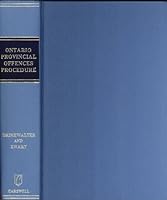 Ontario provincial offences procedure 0459330306 Book Cover