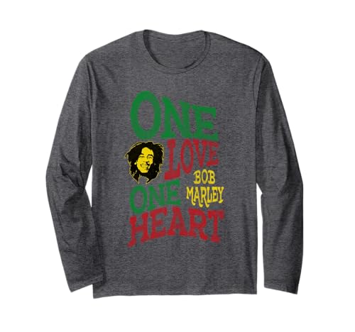 Official Bob Marley One Love One Heart Long Sleeve T-Shirt