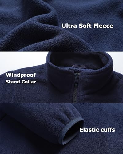 Image of Venustas Kids Heated Fleece Jacket with Battery, Boys Girls Youth Electric Heated Coat for Winter