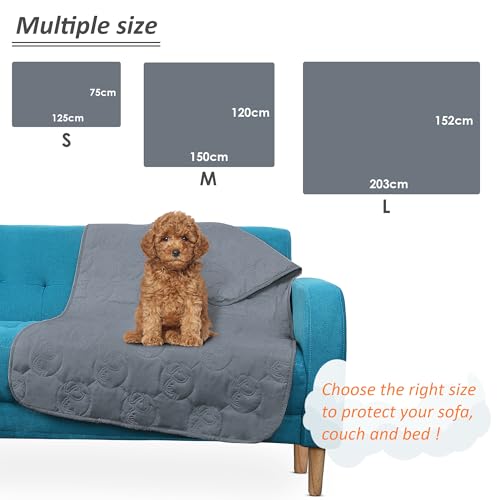 Miniatura 7 de Pawsee Manta Impermeable Para Sofá De Perro, Funda Lavable Para Sofá De Mascotas, Alfombrilla De Protección Antideslizante Para Sofá Cama